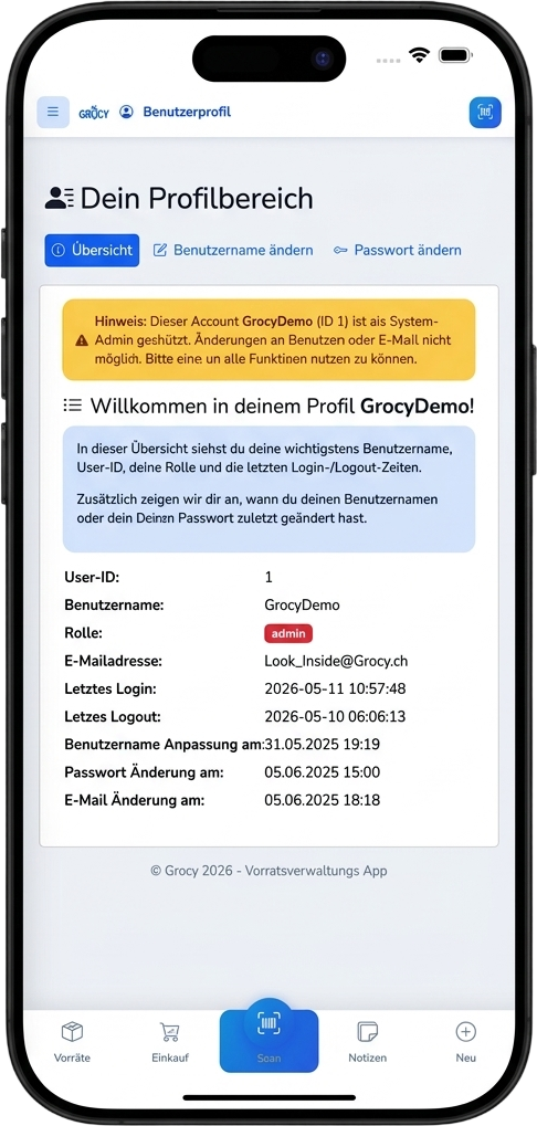 Benutzerverwaltung